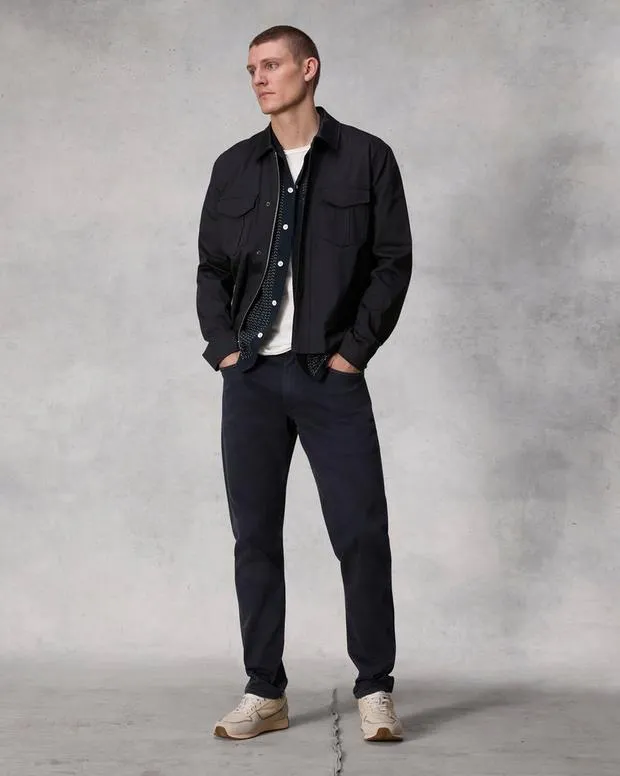 Jeans Men Rag and Bone Fit 2 Slim Fit Jean Aero Stretch Denim Navy