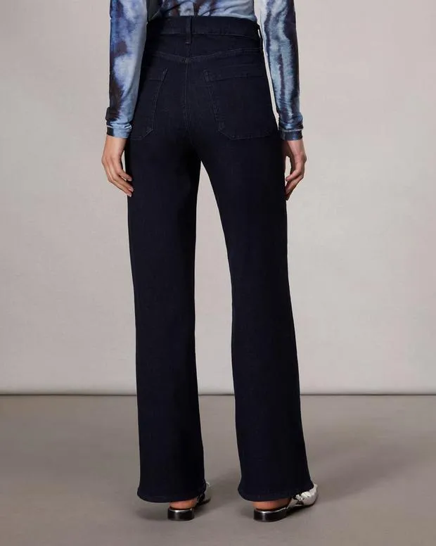 Jeans Women Rag and Bone Epic Hadley WideLeg Jean Epic Stretch Denim Rinse