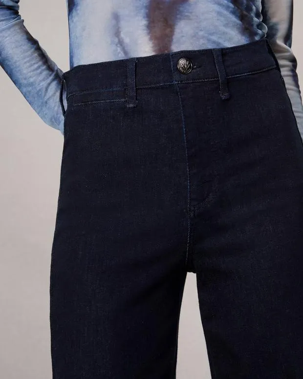 Jeans Women Rag and Bone Epic Hadley WideLeg Jean Epic Stretch Denim Rinse
