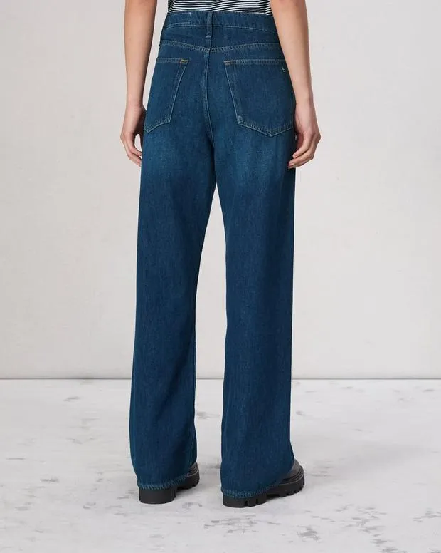 Jeans Women Rag and Bone Logan WideLeg Jean Rigid Denim Annalise