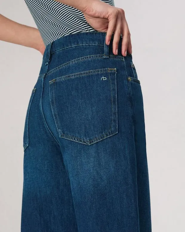 Jeans Women Rag and Bone Logan WideLeg Jean Rigid Denim Annalise