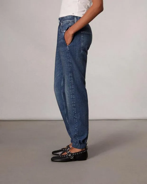 Jeans Women Rag and Bone Miramar Fleece Jogger Pant Cotton Fleece Grove
