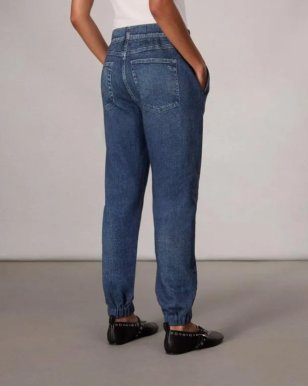 Jeans Women Rag and Bone Miramar Fleece Jogger Pant Cotton Fleece Grove