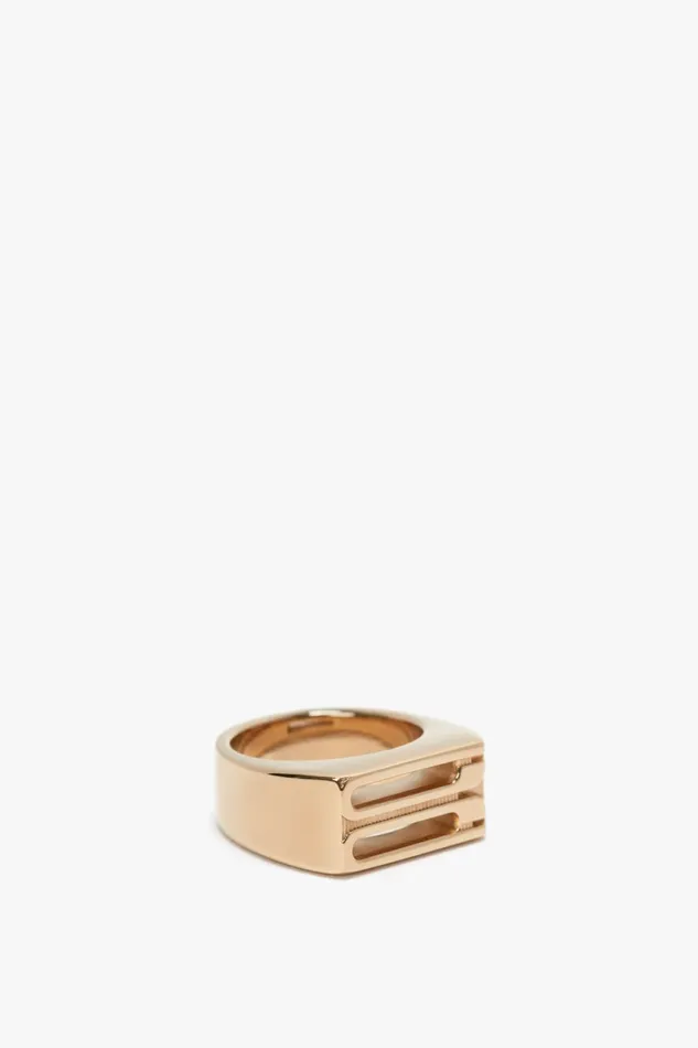Jewellery Women Victoria Beckham Exclusive Frame Signet Ring In Gold