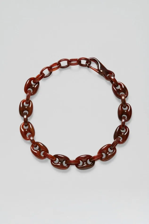 Jewelry Women Scanlan Theodore ITALIAN RESIN MARINER CHOKER Amber Jewelry Women Scanlan Theodore ITALIAN RESIN MARINER CHOKER Amber