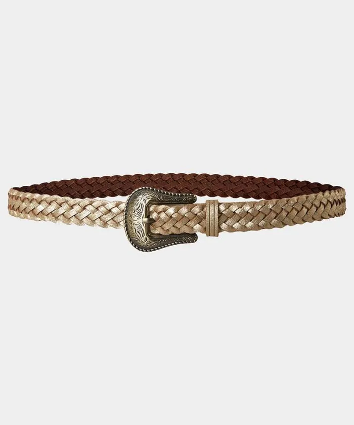 Joe Browns Accessories and Jewellery Women Western Shimmer Suede Belt Gold Joe Browns Accessories and Jewellery Women Western Shimmer Suede Belt Gold