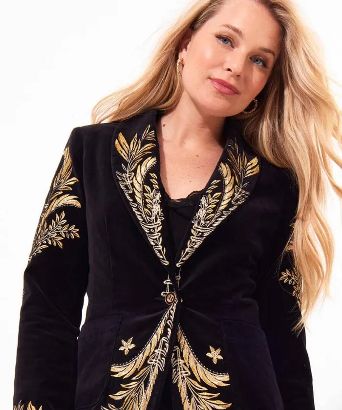 Joe Browns Boutique Collection Women Decadent Drama Embroidered Boutique Jacket Black Joe Browns Boutique Collection Women Decadent Drama Embroidered Boutique Jacket Black