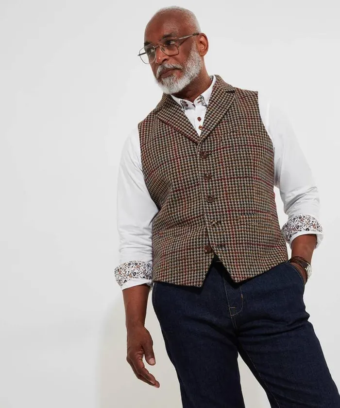 Joe Browns Coats and Jackets Men Cool And Charismatic Waistcoat Brown