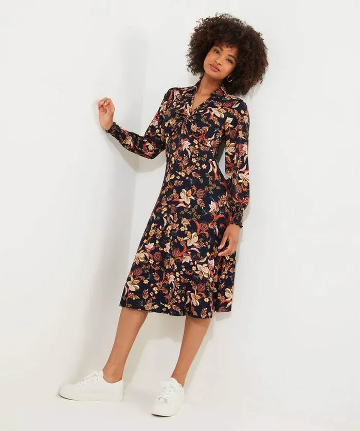 Joe Browns Dresses Women Autumn Days Jersey Dress Navy Joe Browns Dresses Women Autumn Days Jersey Dress Navy