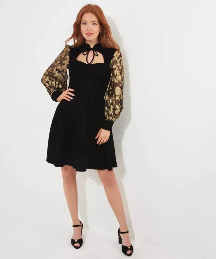 Joe Browns Dresses Women Celeste Velvet Dress Black Joe Browns Dresses Women Celeste Velvet Dress Black
