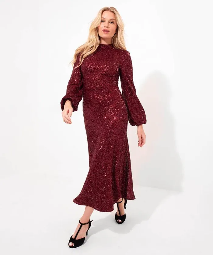 Joe Browns Dresses Women Lucille Sequin Dress Red Joe Browns Dresses Women Lucille Sequin Dress Red