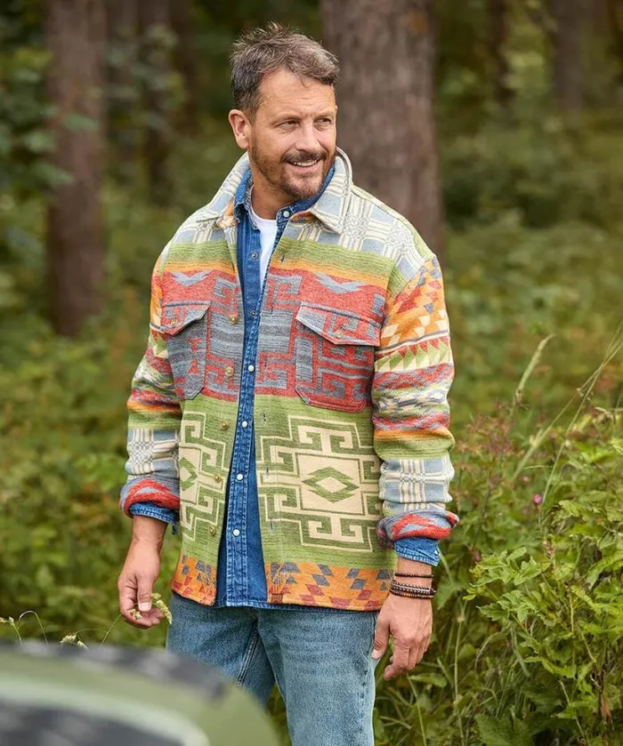 Joe Browns Shirts Men Fun And Fresh Aztec Shirt Multi