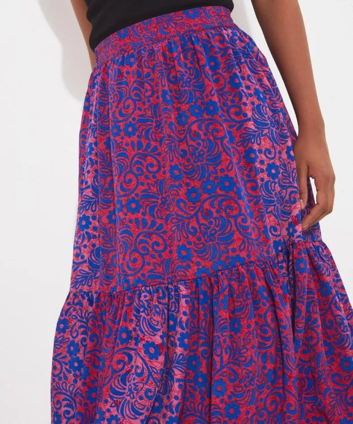 Joe Browns Skirts Women Ibiza Nights Maxi Skirt Blue Joe Browns Skirts Women Ibiza Nights Maxi Skirt Blue
