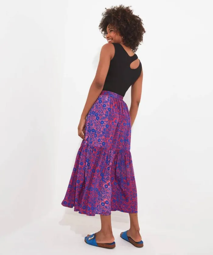 Joe Browns Skirts Women Ibiza Nights Maxi Skirt Blue Joe Browns Skirts Women Ibiza Nights Maxi Skirt Blue