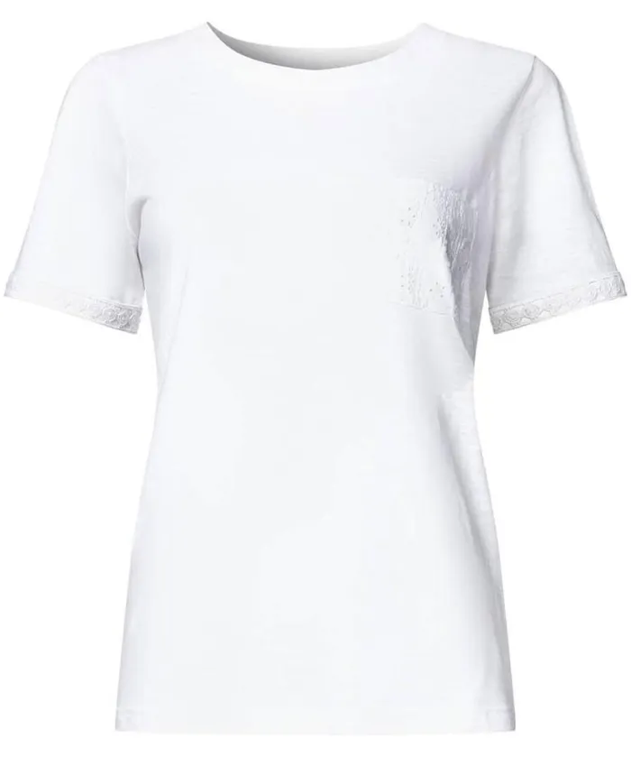 Joe Browns Tops Tunics and Blouses Women All In The Details Tee White Joe Browns Tops Tunics and Blouses Women All In The Details Tee White