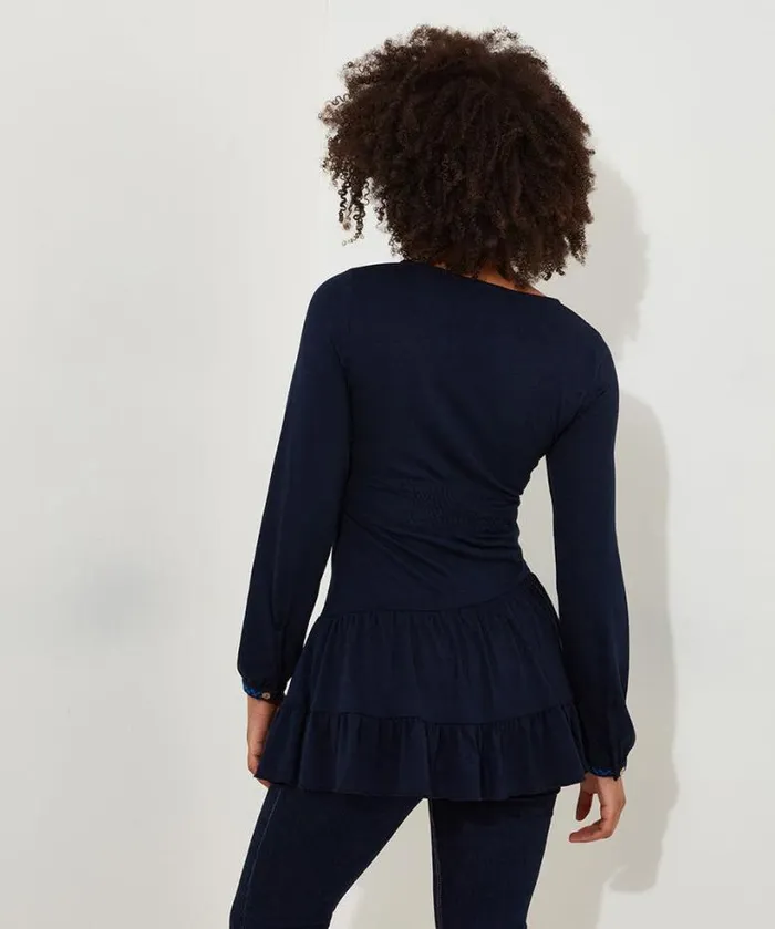 Joe Browns Tops Tunics and Blouses Women Exquisite Embroidered Tunic Navy Joe Browns Tops Tunics and Blouses Women Exquisite Embroidered Tunic Navy