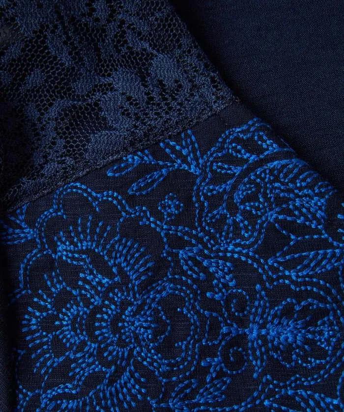 Joe Browns Tops Tunics and Blouses Women Exquisite Embroidered Tunic Navy Joe Browns Tops Tunics and Blouses Women Exquisite Embroidered Tunic Navy