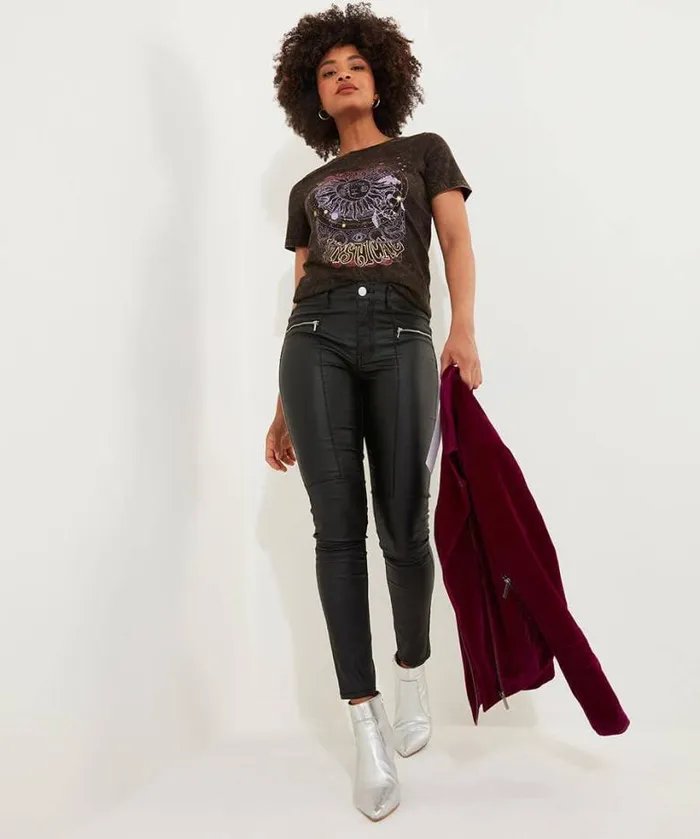 Joe Browns Tops Tunics and Blouses Women Mystical Wonder TShirt Charcoal Joe Browns Tops Tunics and Blouses Women Mystical Wonder TShirt Charcoal