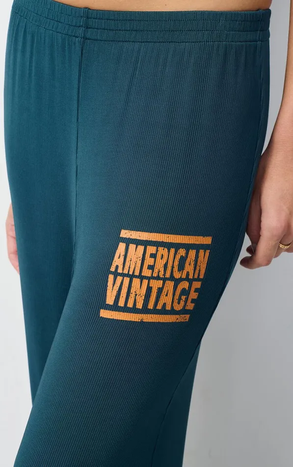 Joggers Azyro Petrol Women American Vintage Joggers and Leggings Joggers Azyro Petrol Women American Vintage Joggers and Leggings