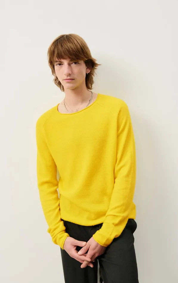 Jumper Docatown Acacia Melange Men American Vintage Jumpers and Cardigans