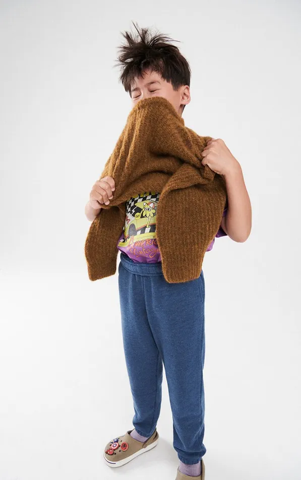 Jumper East Melange Black Brunette Kids American Vintage Jumpers and Cardigans Jumper East Melange Black Brunette Kids American Vintage Jumpers and Cardigans