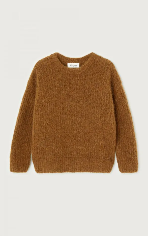 Jumper East Melange Black Brunette Kids American Vintage Jumpers and Cardigans Jumper East Melange Black Brunette Kids American Vintage Jumpers and Cardigans