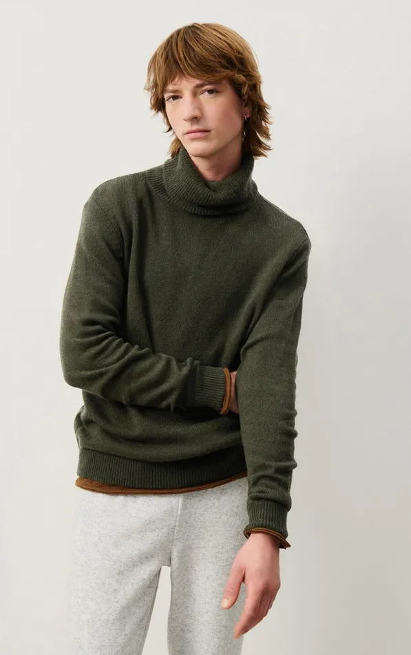 Jumper Falyday Seaweed Black Melange Men American Vintage Jumpers and Cardigans Jumper Falyday Seaweed Black Melange Men American Vintage Jumpers and Cardigans