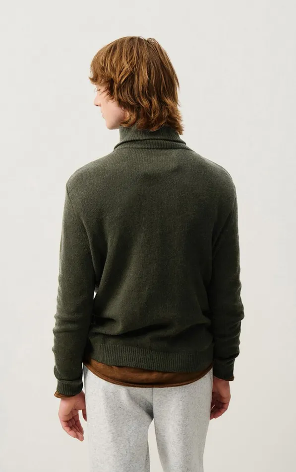 Jumper Falyday Seaweed Black Melange Men American Vintage Jumpers and Cardigans