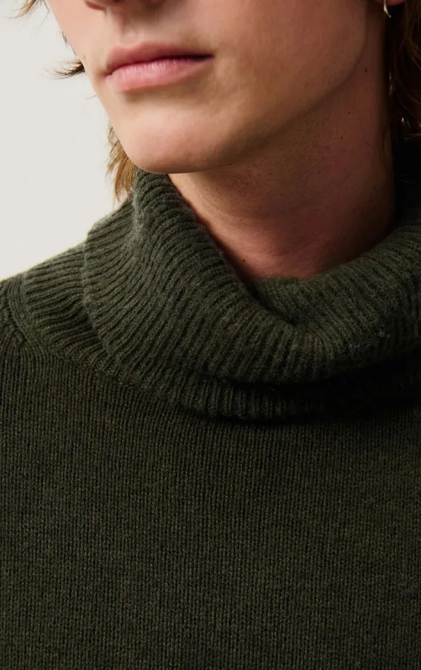 Jumper Falyday Seaweed Black Melange Men American Vintage Jumpers and Cardigans