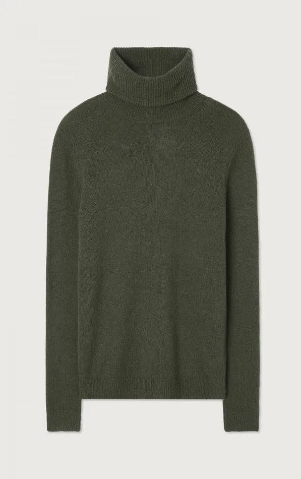 Jumper Falyday Seaweed Black Melange Men American Vintage Jumpers and Cardigans