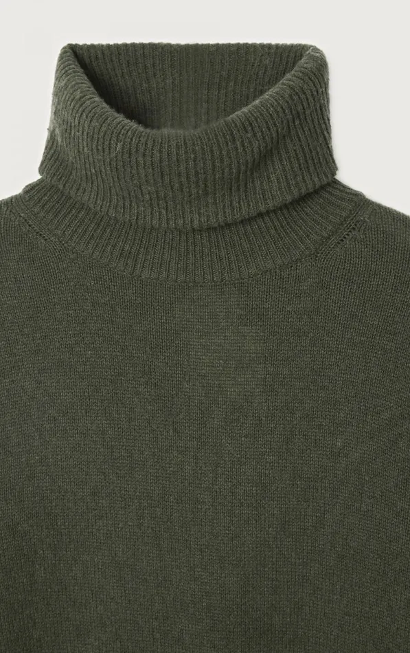 Jumper Falyday Seaweed Black Melange Men American Vintage Jumpers and Cardigans