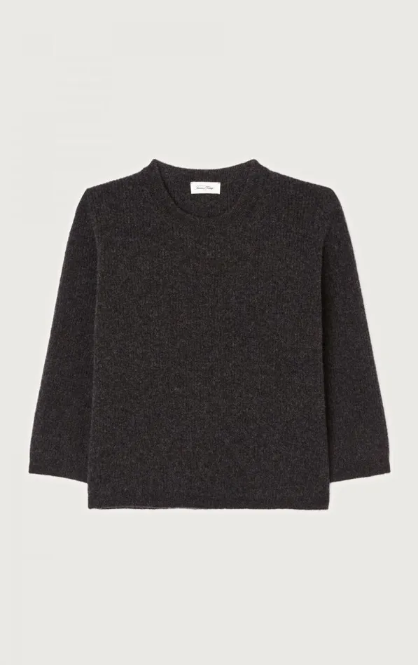 Jumper Raxow Charcoal Melange Women American Vintage Jumpers and Cardigans Jumper Raxow Charcoal Melange Women American Vintage Jumpers and Cardigans