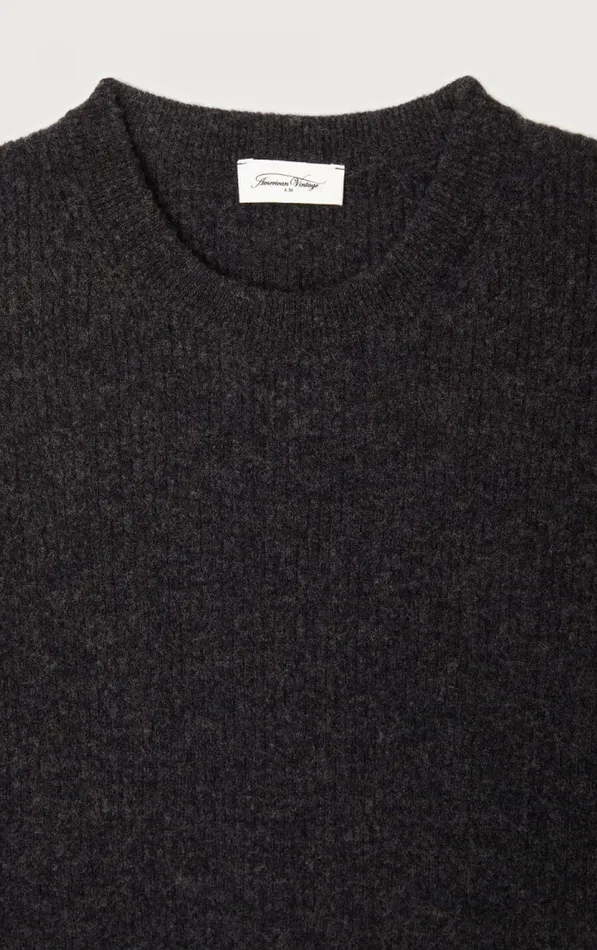Jumper Raxow Charcoal Melange Women American Vintage Jumpers and Cardigans Jumper Raxow Charcoal Melange Women American Vintage Jumpers and Cardigans