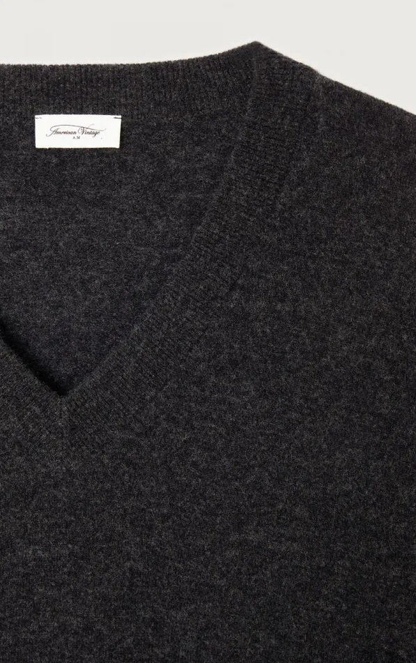 Jumper Raxow Charcoal Melange Women American Vintage Jumpers and Cardigans Jumper Raxow Charcoal Melange Women American Vintage Jumpers and Cardigans