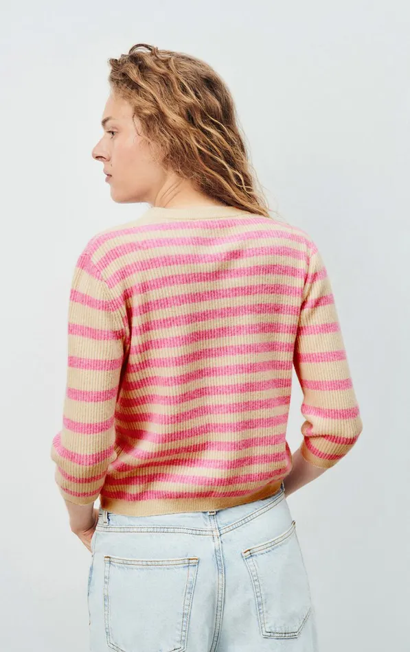 Jumper Raxow Natural Striped Princess Melange Women American Vintage Jumpers and Cardigans Jumper Raxow Natural Striped Princess Melange Women American Vintage Jumpers and Cardigans