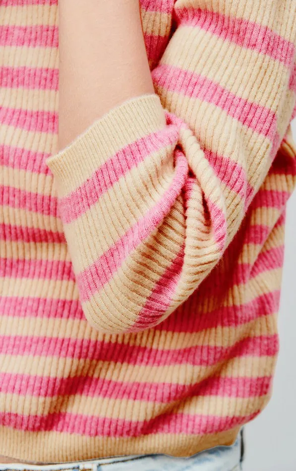 Jumper Raxow Natural Striped Princess Melange Women American Vintage Jumpers and Cardigans Jumper Raxow Natural Striped Princess Melange Women American Vintage Jumpers and Cardigans