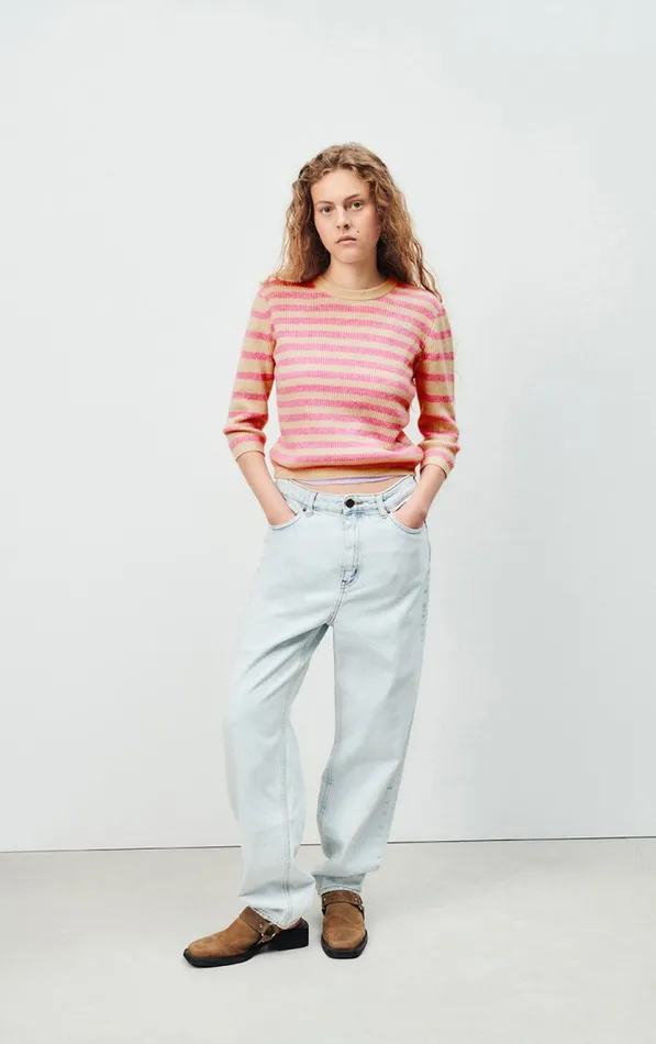 Jumper Raxow Natural Striped Princess Melange Women American Vintage Jumpers and Cardigans Jumper Raxow Natural Striped Princess Melange Women American Vintage Jumpers and Cardigans