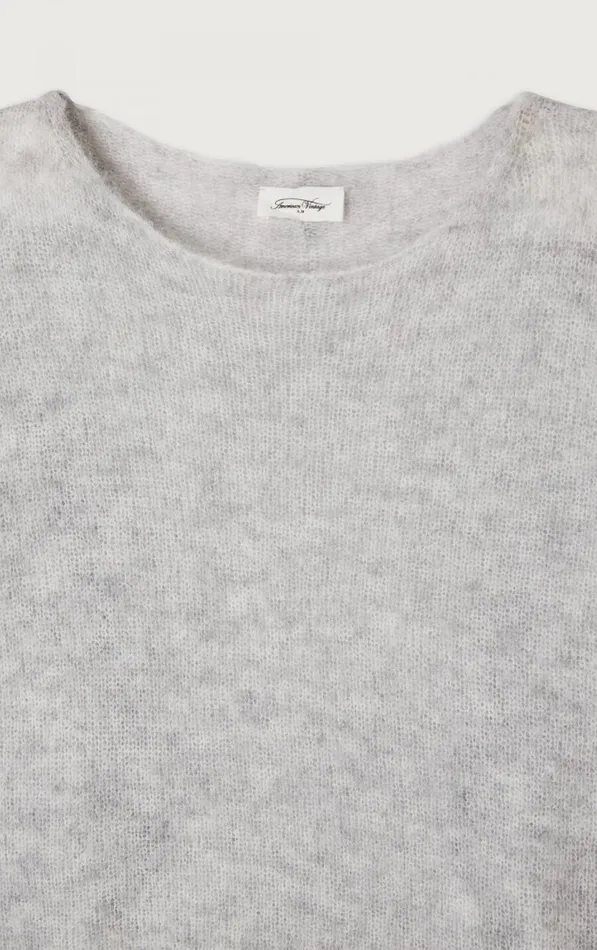 Jumper Yanbay Heather Grey Women American Vintage Jumpers and Cardigans Jumper Yanbay Heather Grey Women American Vintage Jumpers and Cardigans