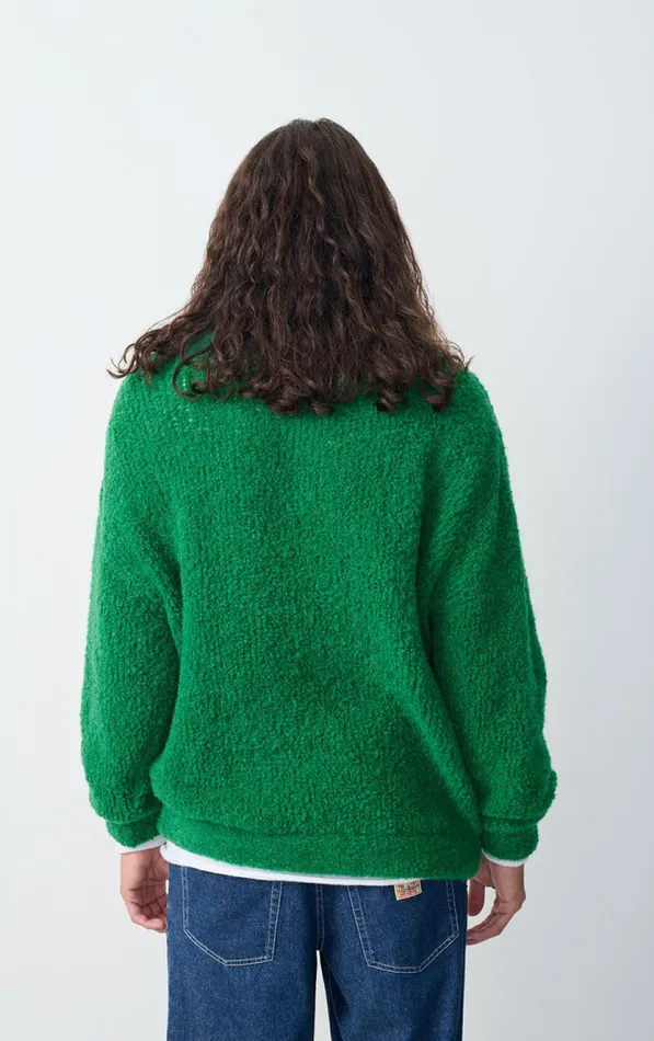 Jumper Zolly Melange Basil Men American Vintage Jumpers and Cardigans