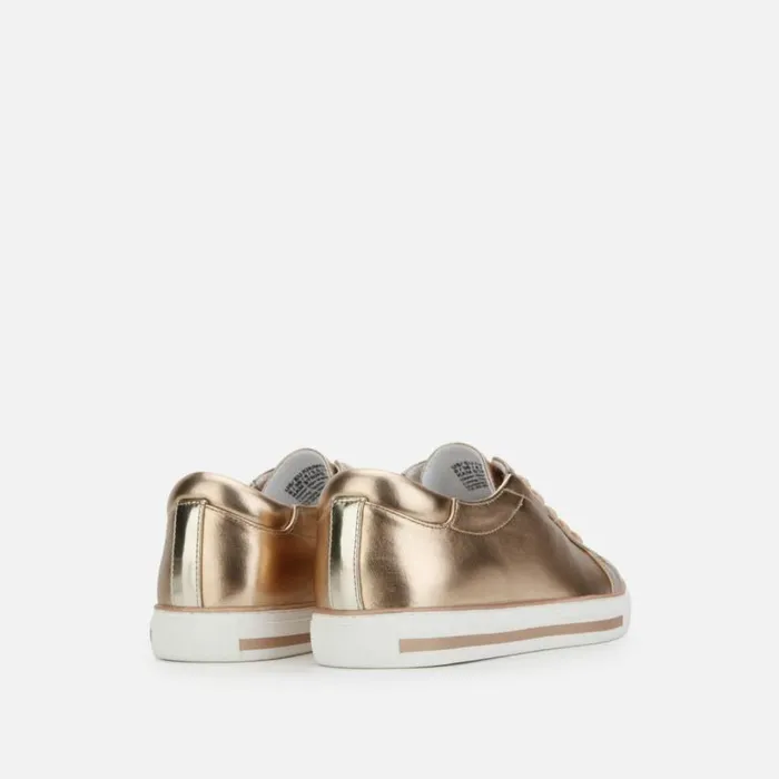 Kam Stripe Metallic Sneaker Rose Gold Women Kenneth Cole Sneakers