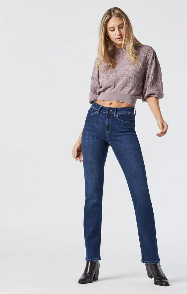 Kendra High Rise Straight Leg In Dark Blue Supersoft Women Mavi Jeans Denim Kendra High Rise Straight Leg In Dark Blue Supersoft Women Mavi Jeans Denim