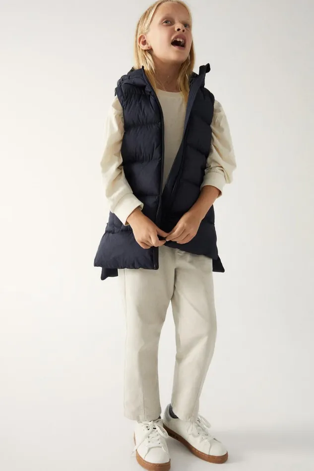 Kids Blue Mar Vest Ecoalf Coats And Jackets