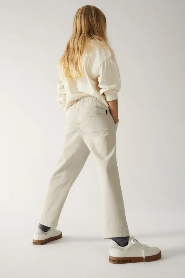 Kids Brown Purpurea Trousers Ecoalf Trousers