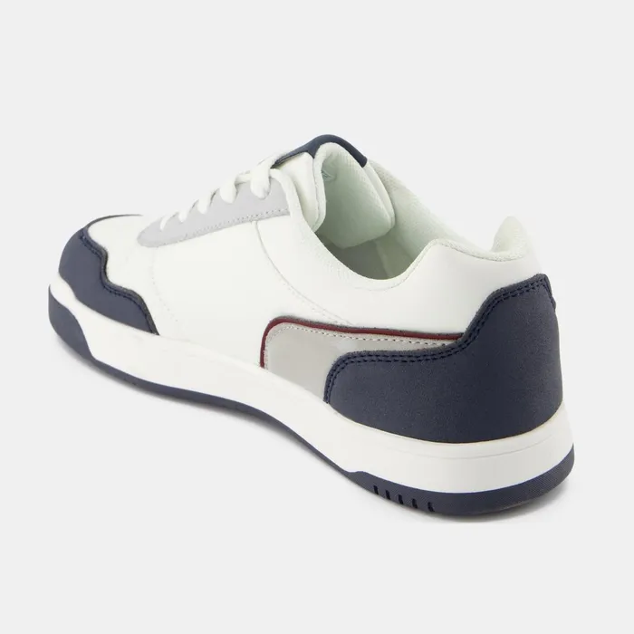 Kids Le Coq Sportif Teenager Chaussures Ado Shoes LCS COURT BREAKER GS Kids Optical White Dark Slate
