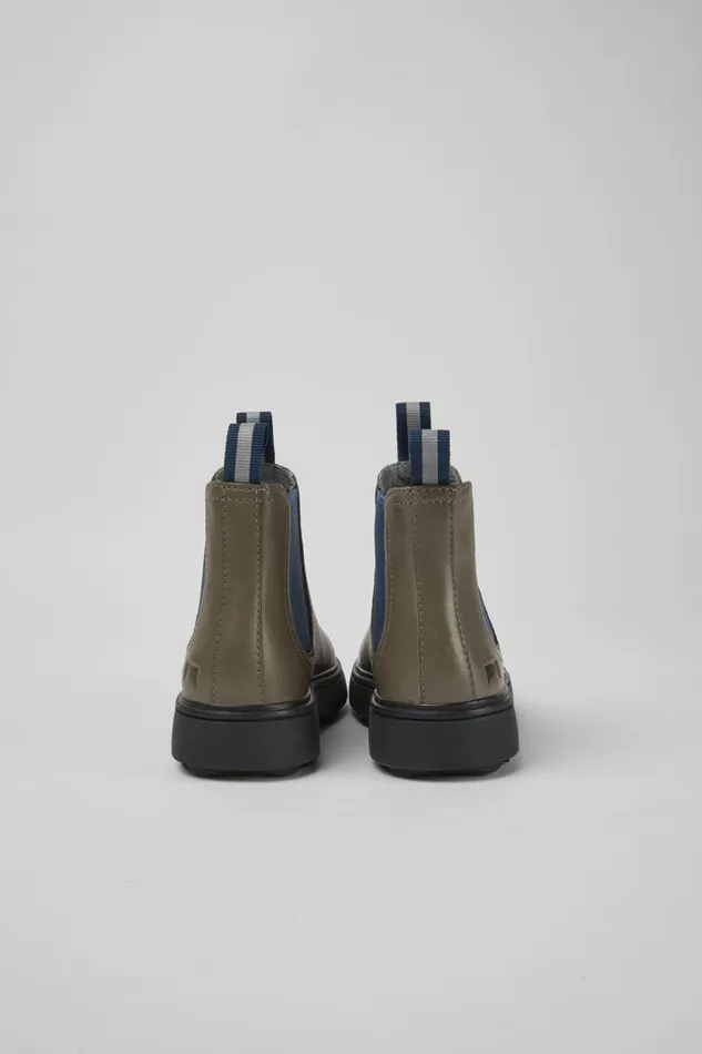 Kids Norte Gray And Blue Ankle Boots Camper Boots Kids Norte Gray And Blue Ankle Boots Camper Boots