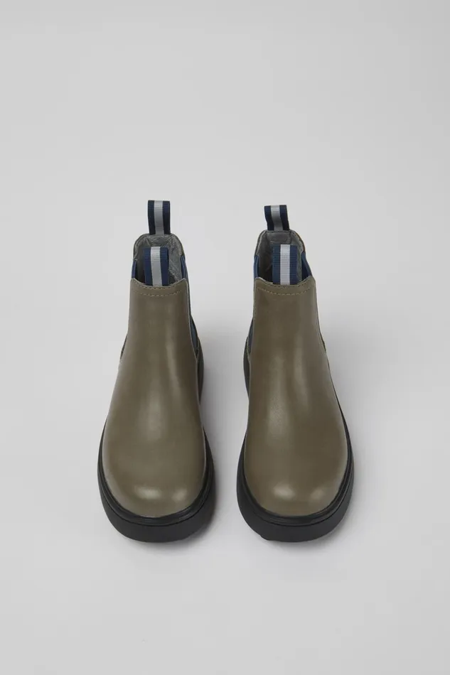 Kids Norte Gray And Blue Ankle Boots Camper Boots Kids Norte Gray And Blue Ankle Boots Camper Boots