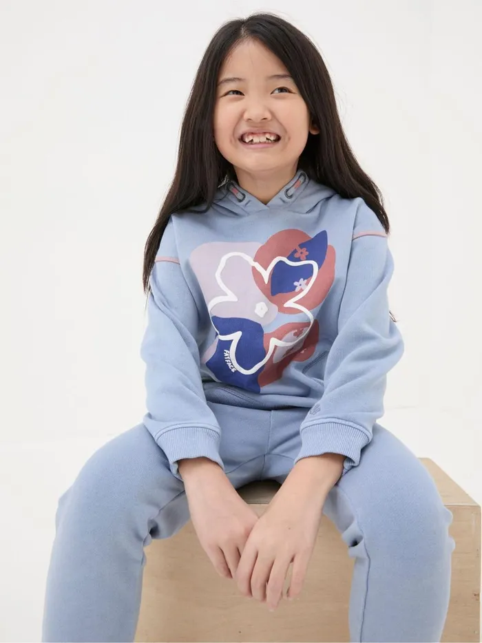 Kids Sweatshirts and Hoodies Fat Face Textured Stripe Blue Popover Hoodie Kids Sweatshirts and Hoodies Fat Face Textured Stripe Blue Popover Hoodie