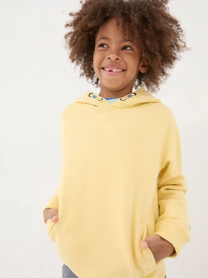 Kids Sweatshirts and Hoodies Fat Face Yellow Vw Popover Hoodie