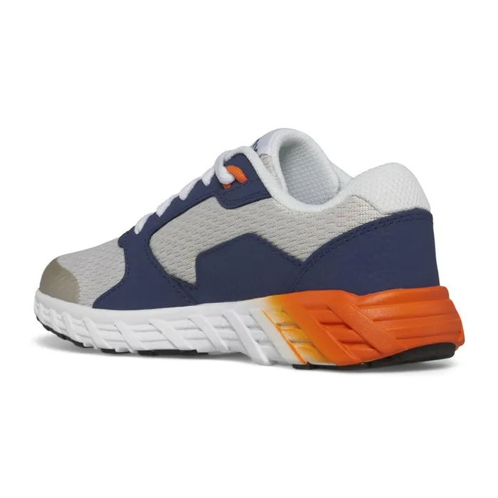 Kids Wind 20 Lace Sneaker Greynavyorange Saucony