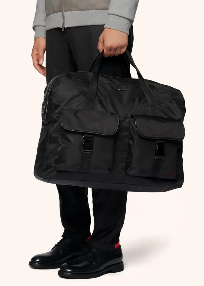Kiton Bags And Wallets BRIEFCASE WITH LEATHER INSERTS 8211 Men